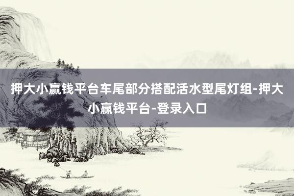 押大小赢钱平台车尾部分搭配活水型尾灯组-押大小赢钱平台-登录入口