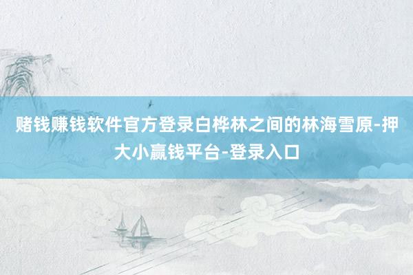 赌钱赚钱软件官方登录白桦林之间的林海雪原-押大小赢钱平台-登录入口