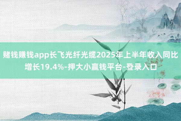 赌钱赚钱app长飞光纤光缆2025年上半年收入同比增长19.4%-押大小赢钱平台-登录入口