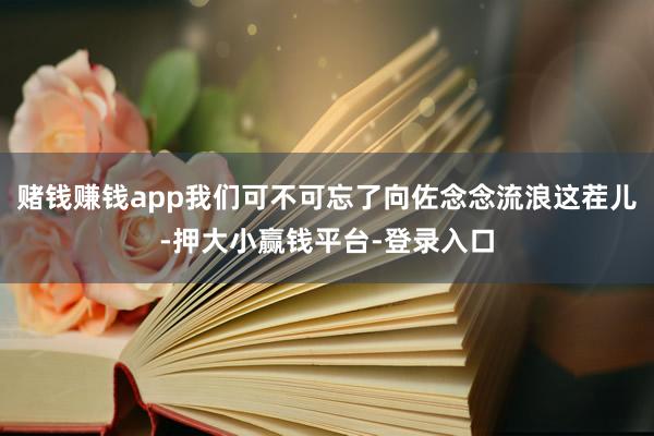 赌钱赚钱app我们可不可忘了向佐念念流浪这茬儿-押大小赢钱平台-登录入口