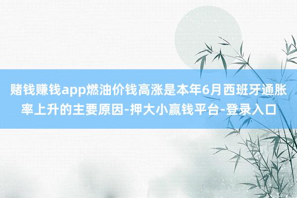赌钱赚钱app燃油价钱高涨是本年6月西班牙通胀率上升的主要原因-押大小赢钱平台-登录入口